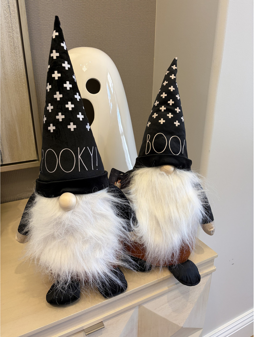 NWT Rae Dunn Gnomes Halloween Decor Spooky & Boo